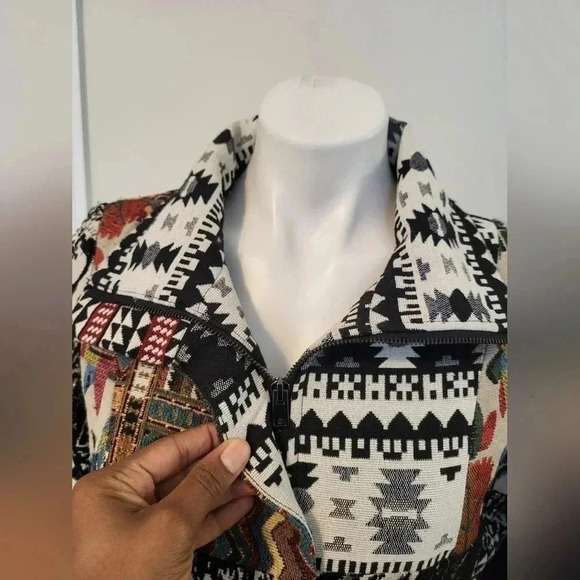 Anthropologie Dor Dor Couture Bohemian Patchwork Artistic Gypsy Style Jacket(S) - Picture 6 of 10